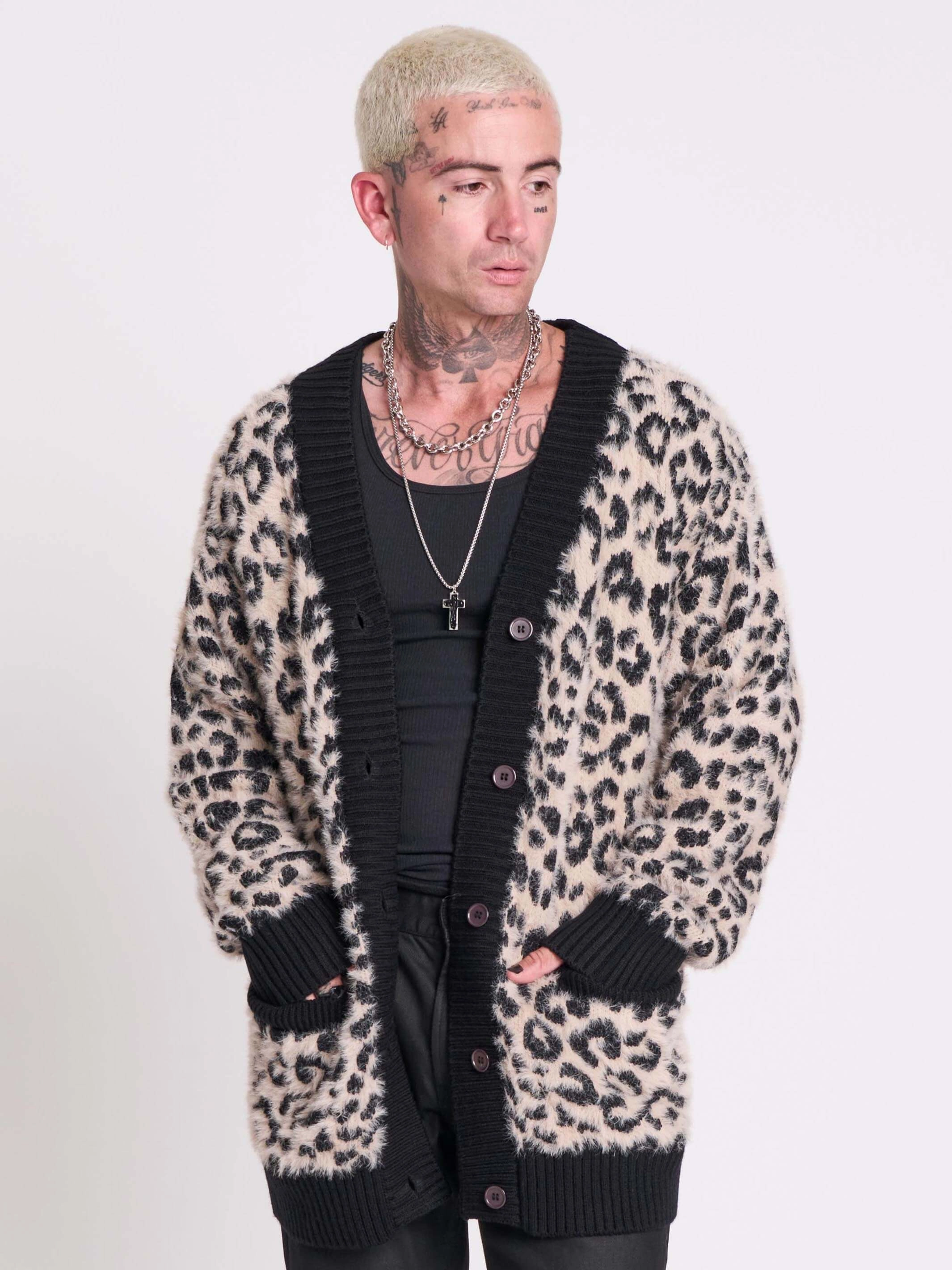 Light Fit Layered Wearable Punk's Not Dead Cardigan