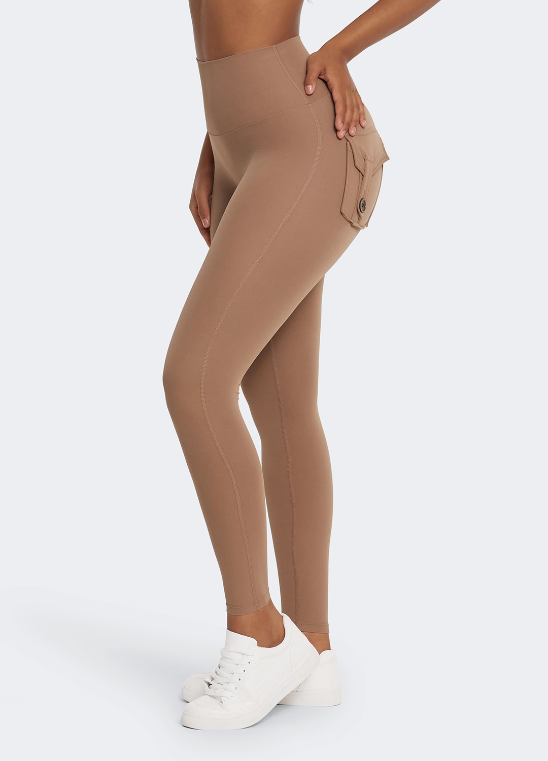 Push-Up Leggings with Back Pockets Stretch Fit Daily Routine Comfortable Shape