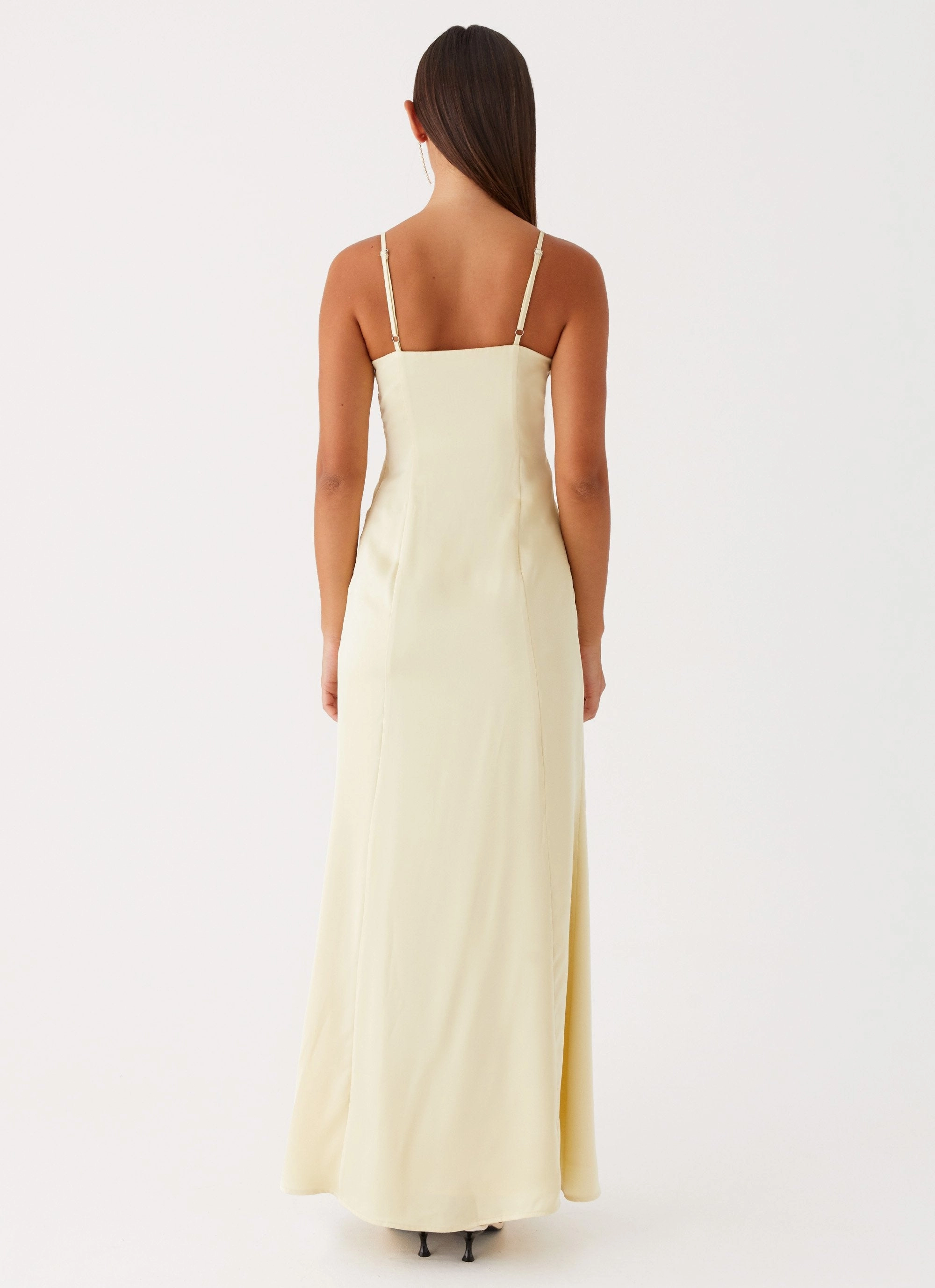 Easy Layering Miss Bloom Maxi Dress - Lemon
