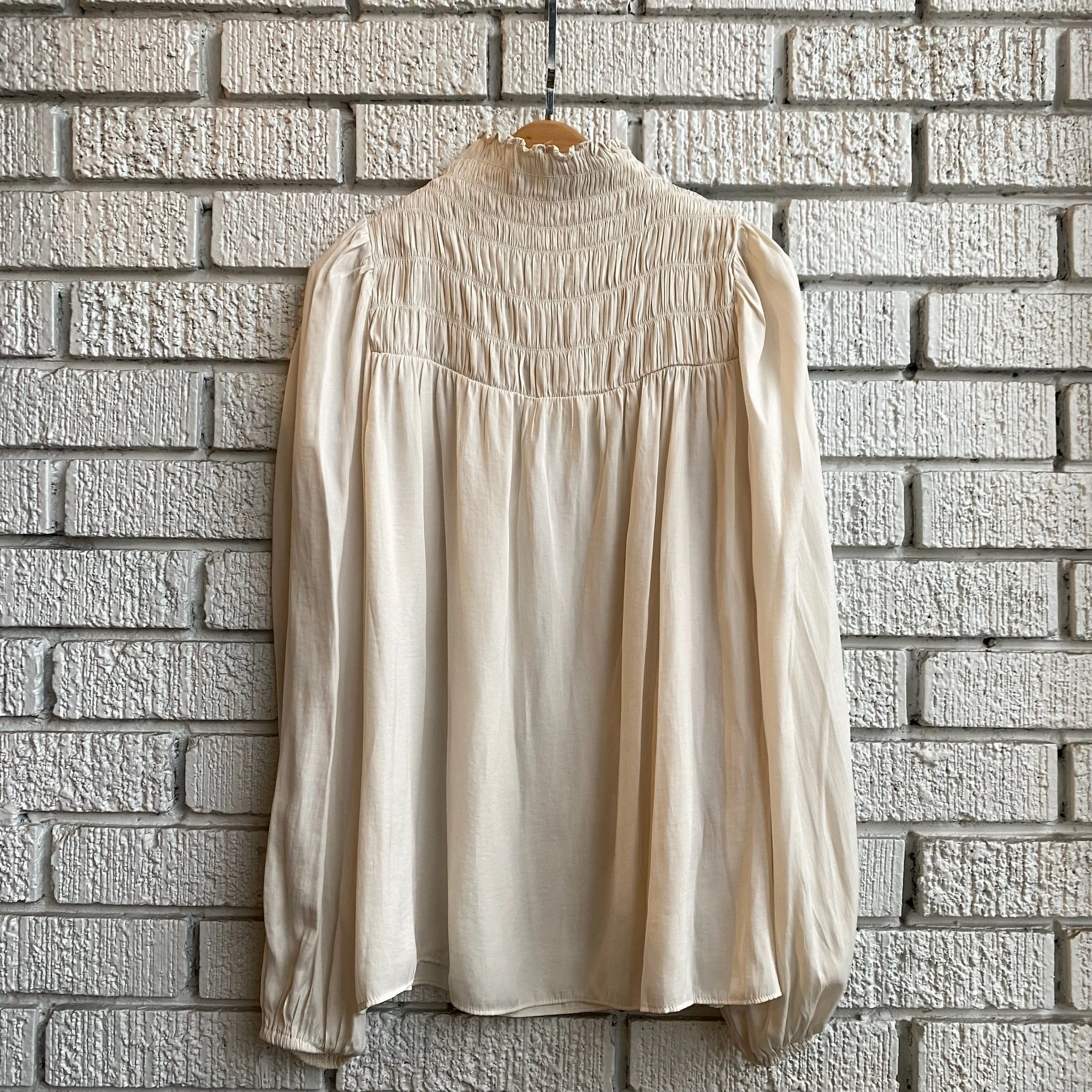Foil BRIGHTON Smock Neck Blouse
