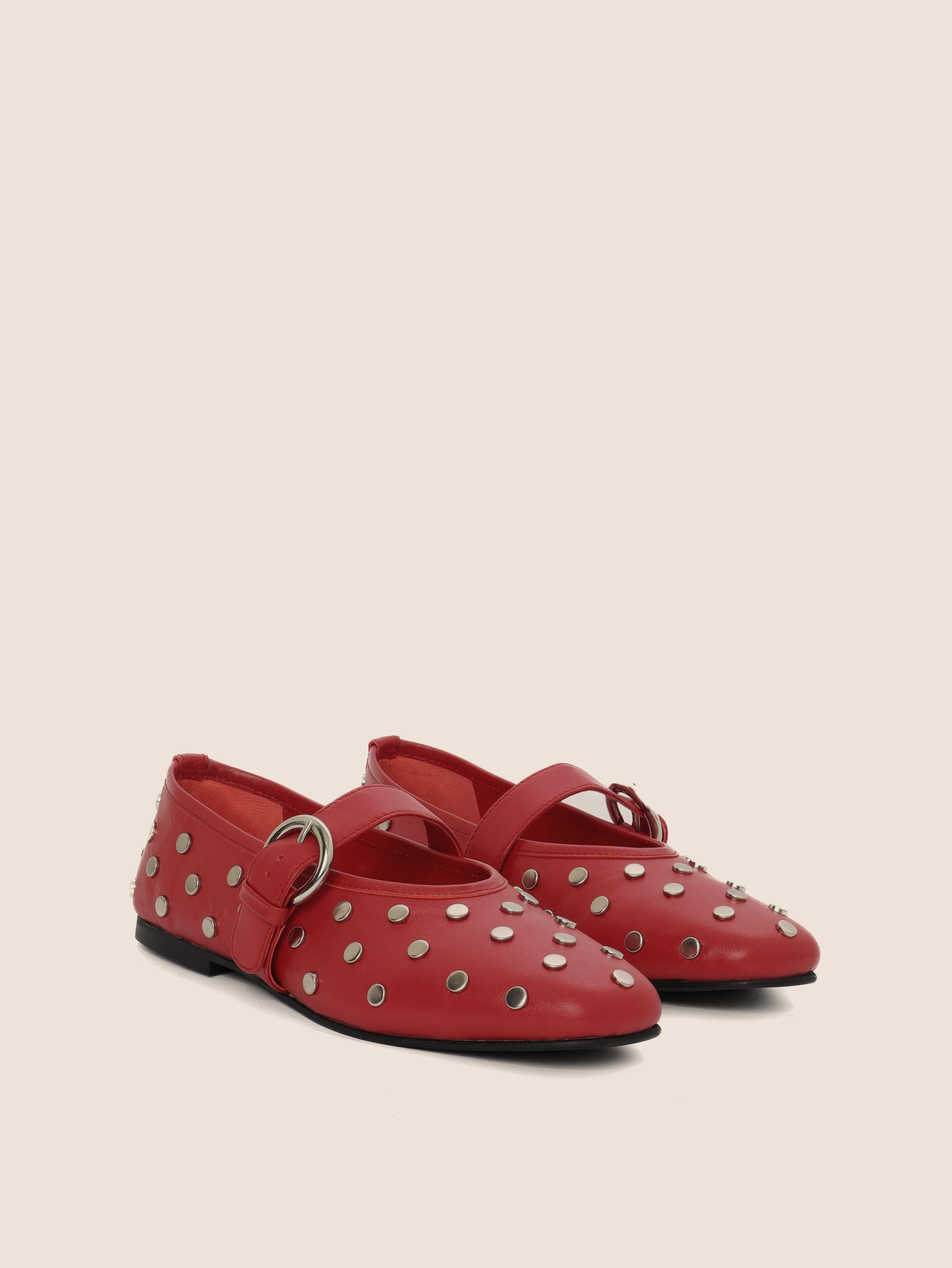 Aveiro Cherry Stud Ballerina Tall friendly