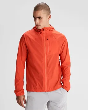 Men's Seeker 2.5L Rain Jacket - Hut Orange Airtight Seam Sealing