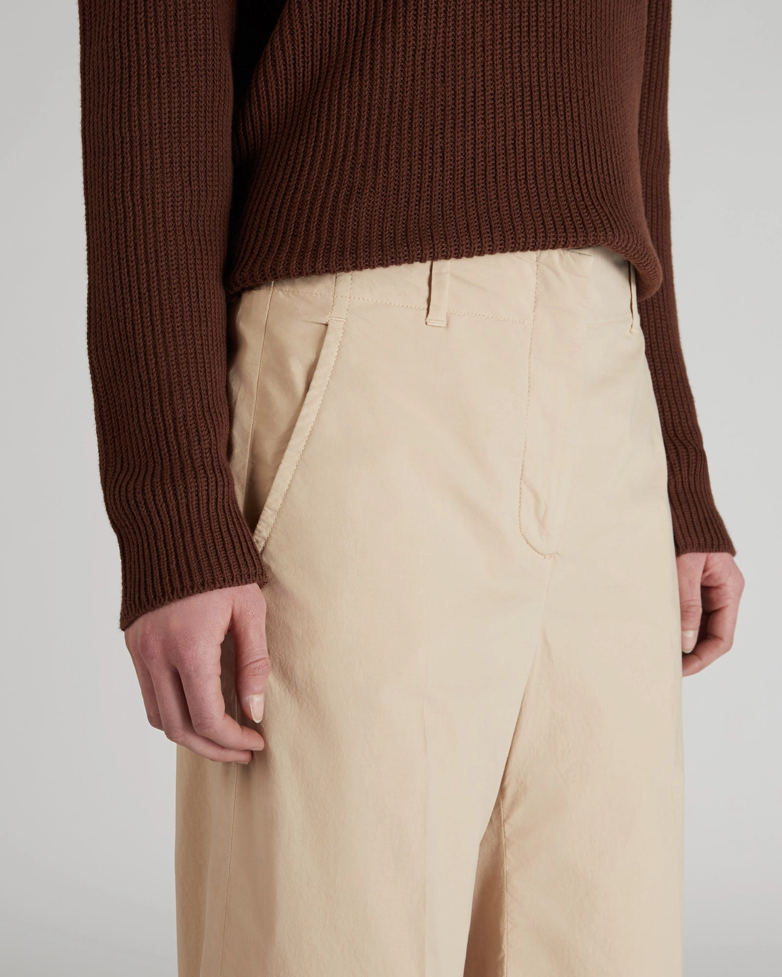 TearResistantPanels Durable Activewear Regular fit cotton poplin trousers