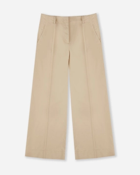 Snag Free Fabric Regular fit cotton poplin trousers