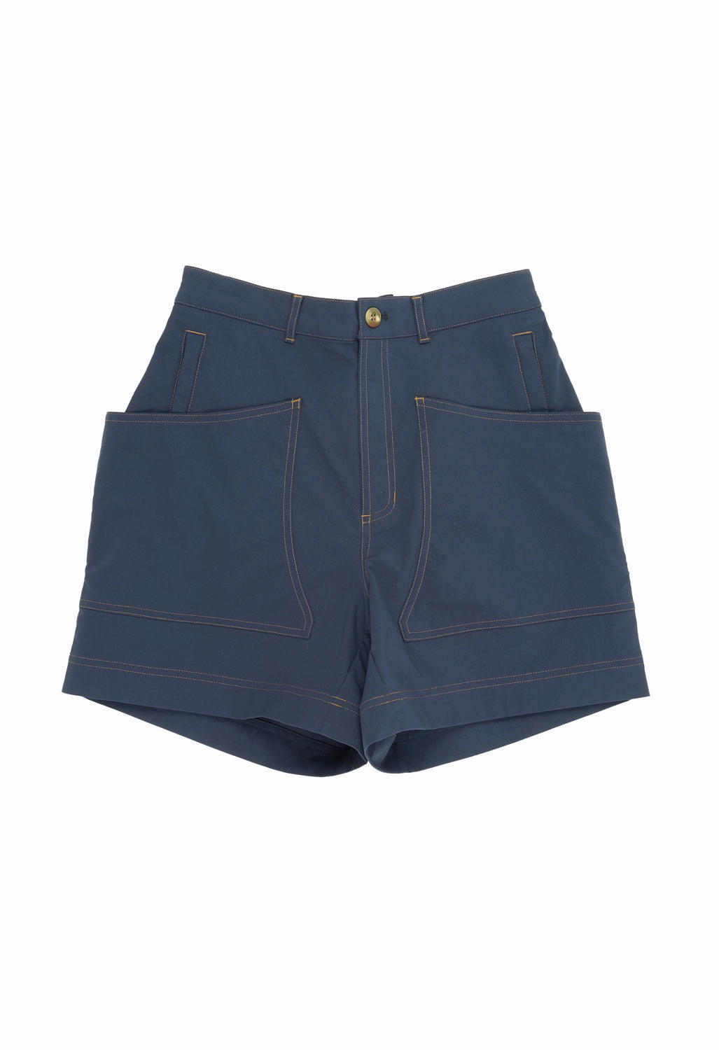 Laser Cut Edges Hikerkind Women's 8 Pocket Shorts 01 - Bathyal
