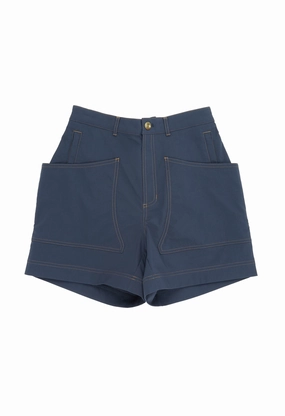 Laser Cut Edges Hikerkind Women's 8 Pocket Shorts 01 - Bathyal