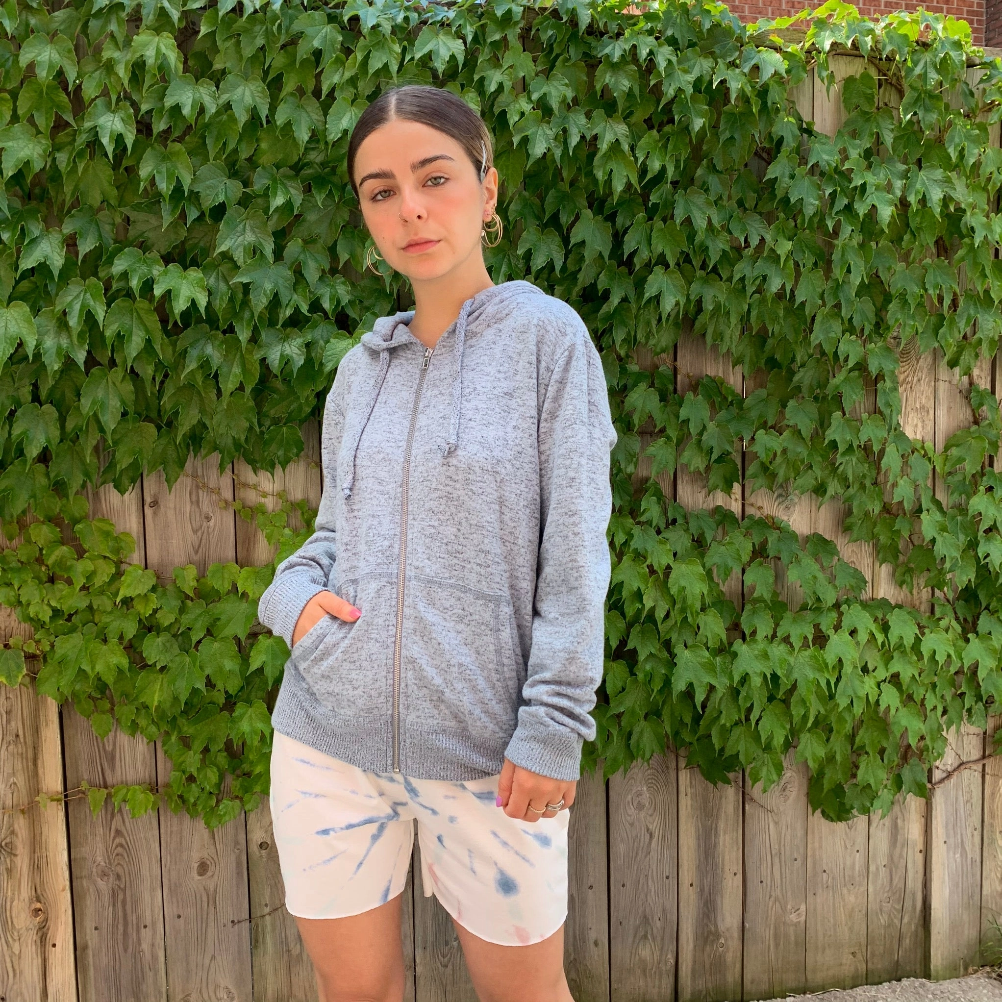 Fashionable Wear MEADOW Super Cozy Zip Hoodie