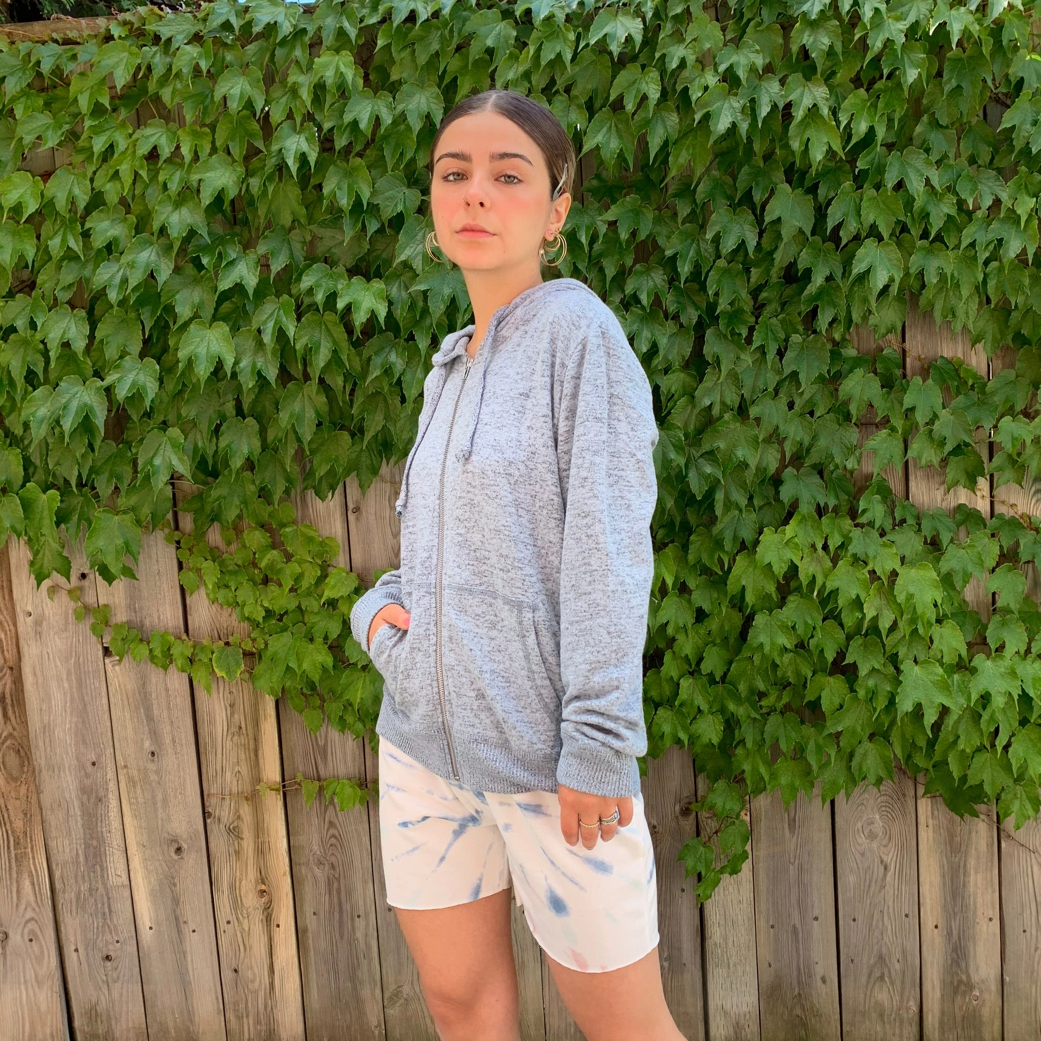 MEADOW Super Cozy Zip Hoodie Casual Active Wear Casual Knit Wear