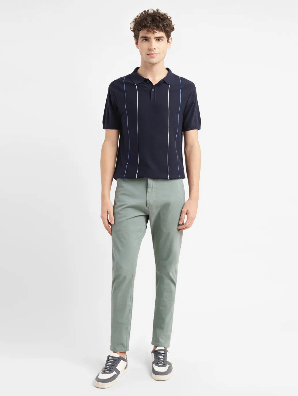 Men's 512 Green Slim Tapered Fit Chinos Water Repellent Coating