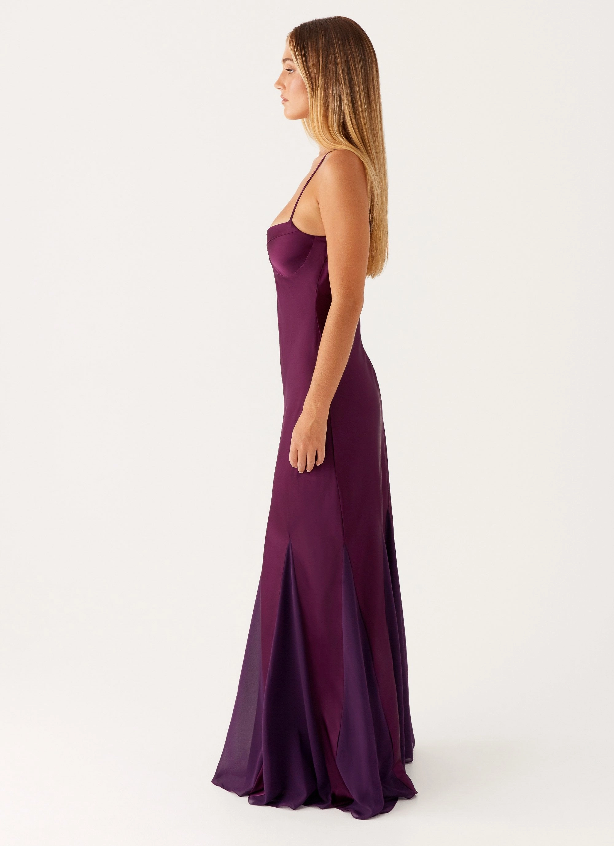 Sophisticated Appeal Ravello Maxi Dress - Mulberry