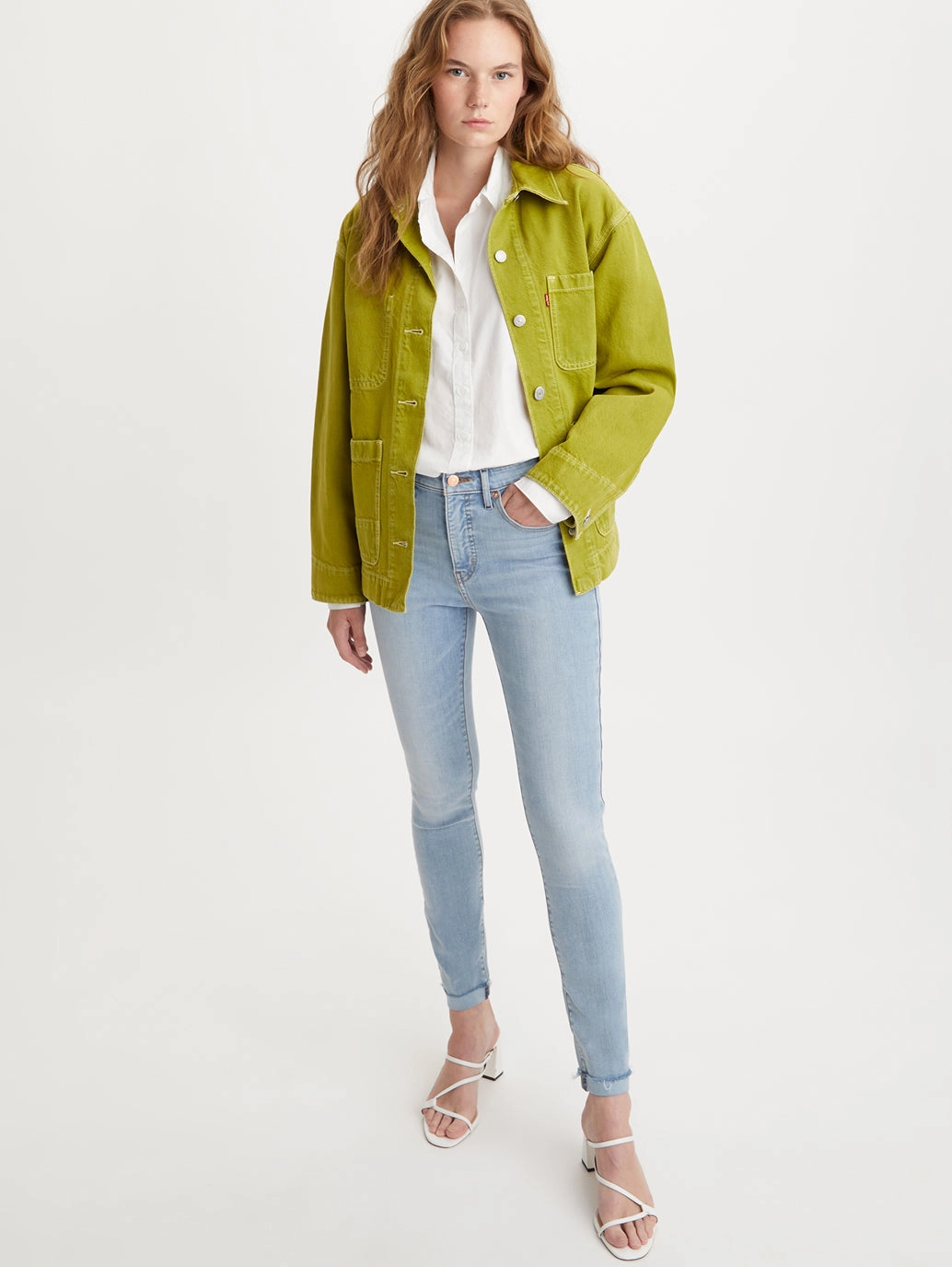 Women's Light Blue Skinny Fit Mid Rise Jeans Road Trip Bold Look Smart Casual