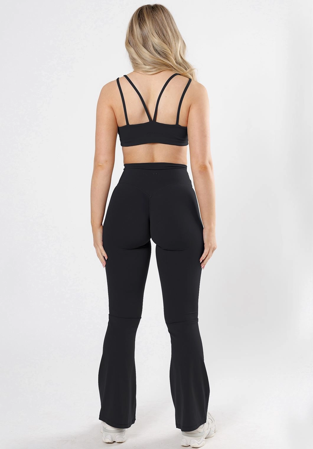RecStretch? Original Sculptseam? Plus Essential Flare Legging 31" Black Morning Stretch Wrinkle Resistant