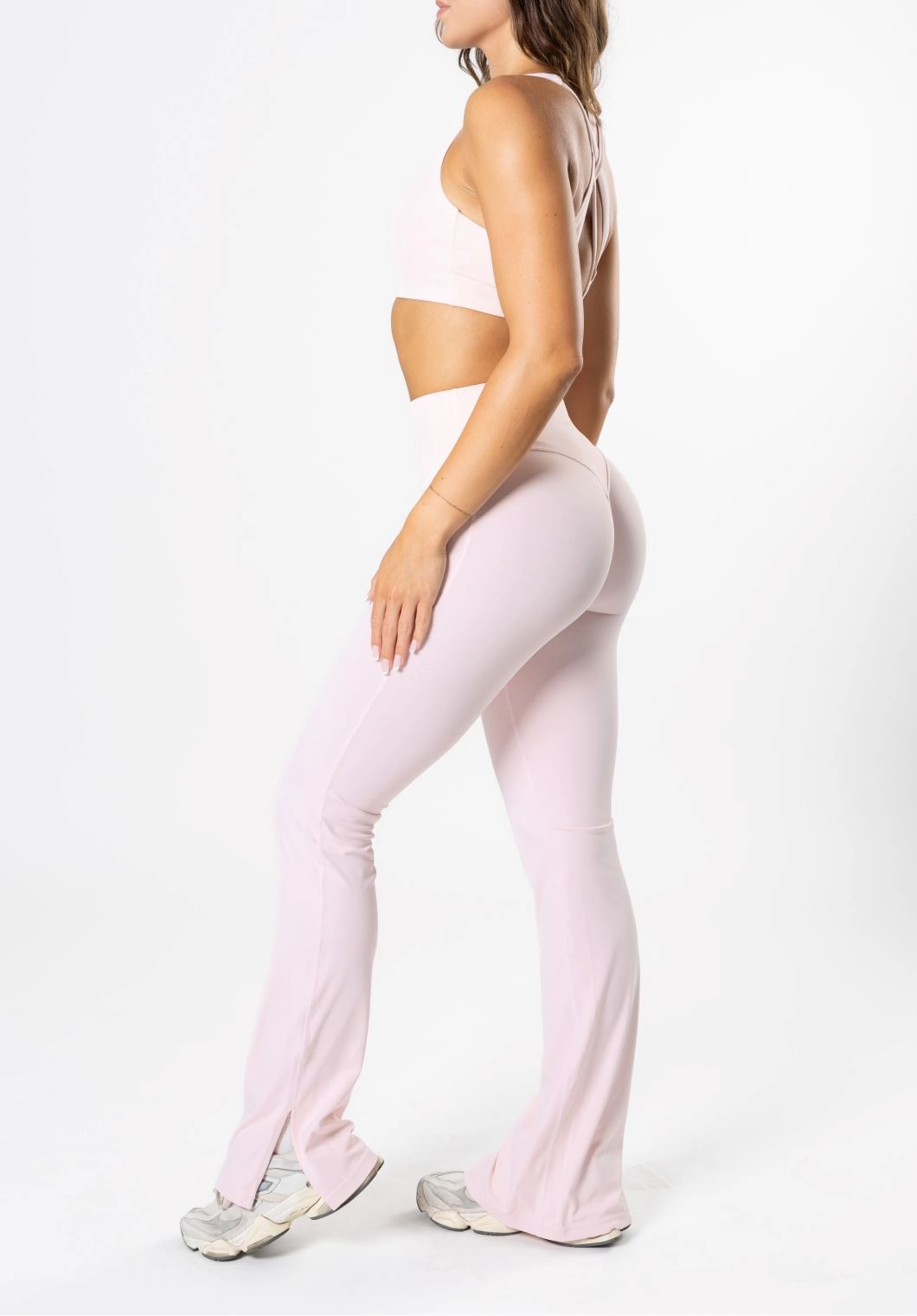 RecStretch Original Sculptseam? Plus Flare Legging 34" Sweet Tea Movement Essential Non Sheer Material