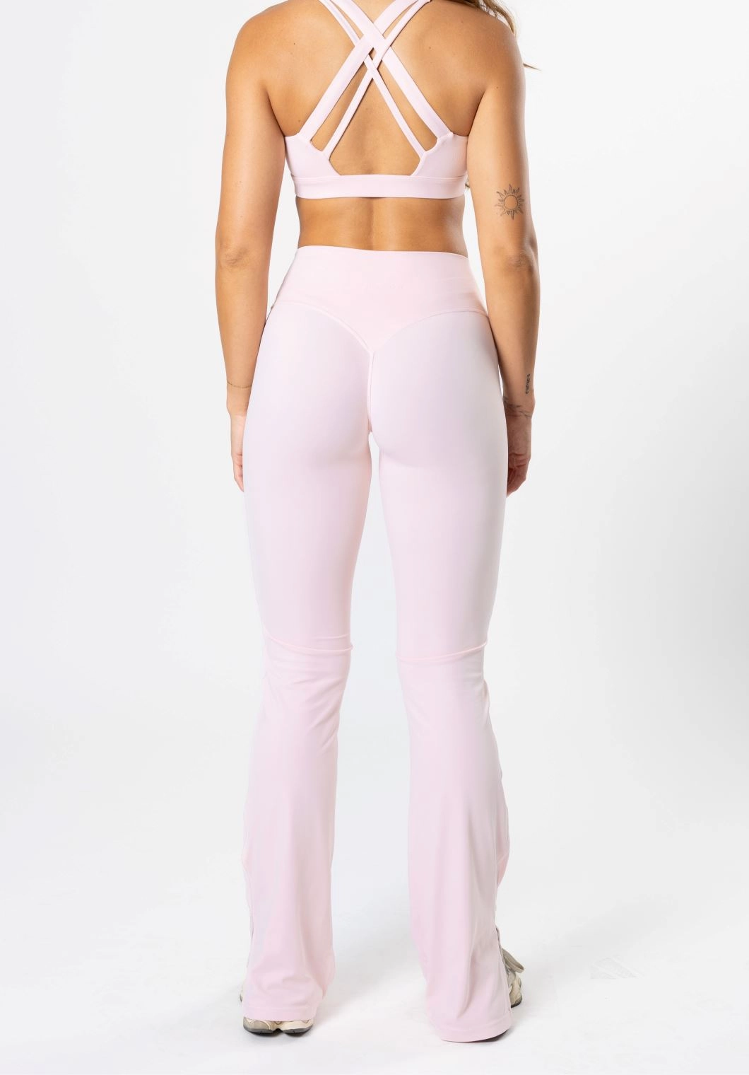 RecStretch Original Sculptseam? Plus Flare Legging 34" Sweet Tea subtle style