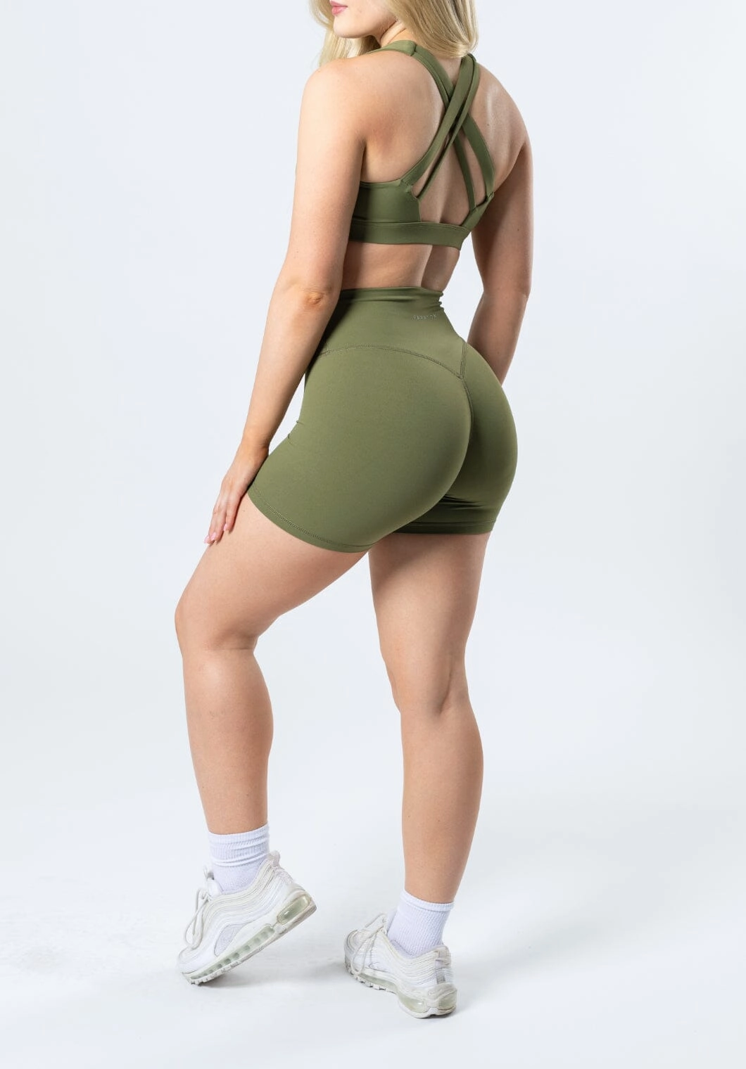 RecStretch Original Sculptseam? Plus Short Olive Everyday Comfort