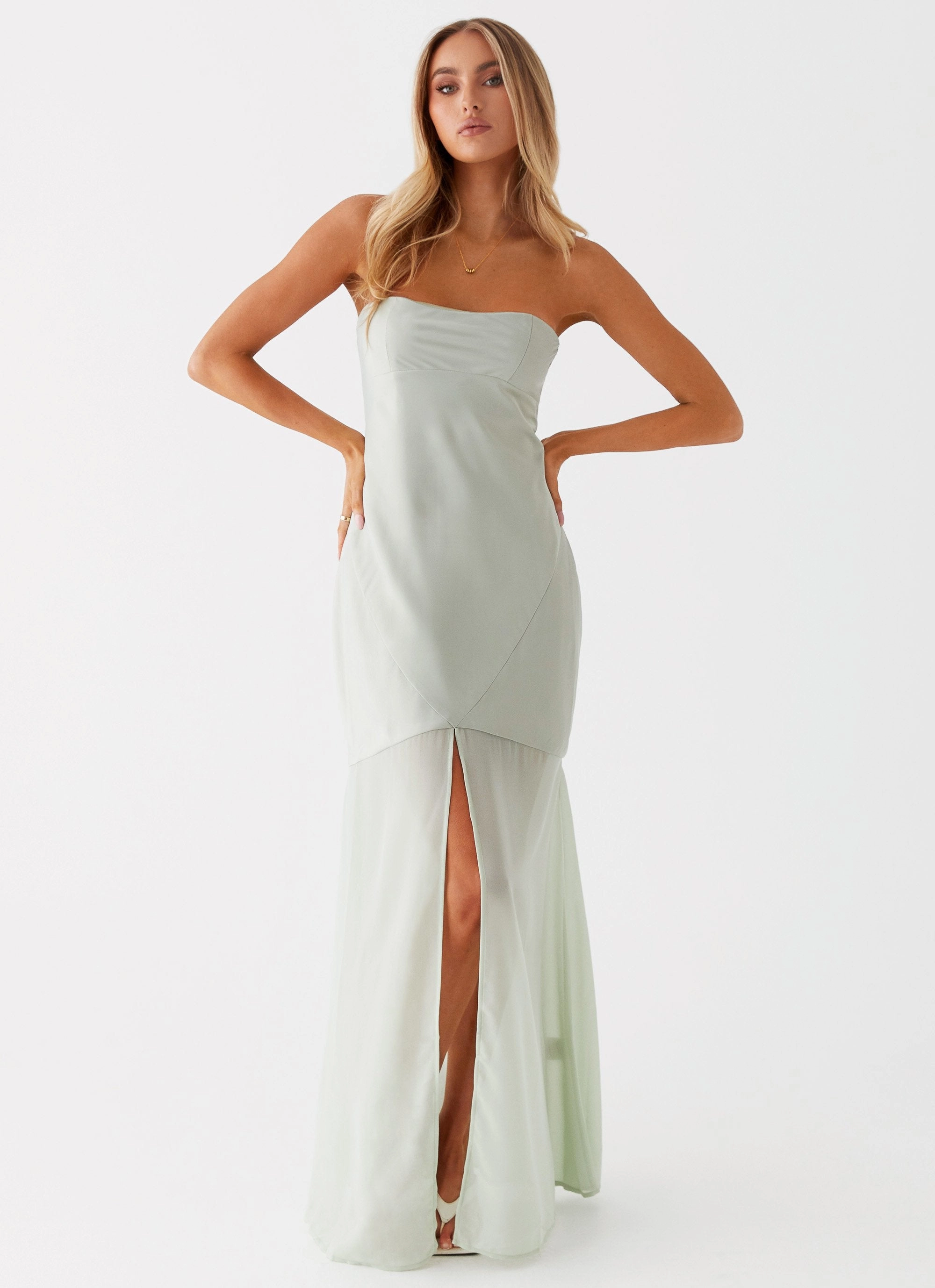Bloom Soft Sister Charm Brea Maxi Dress - Sage