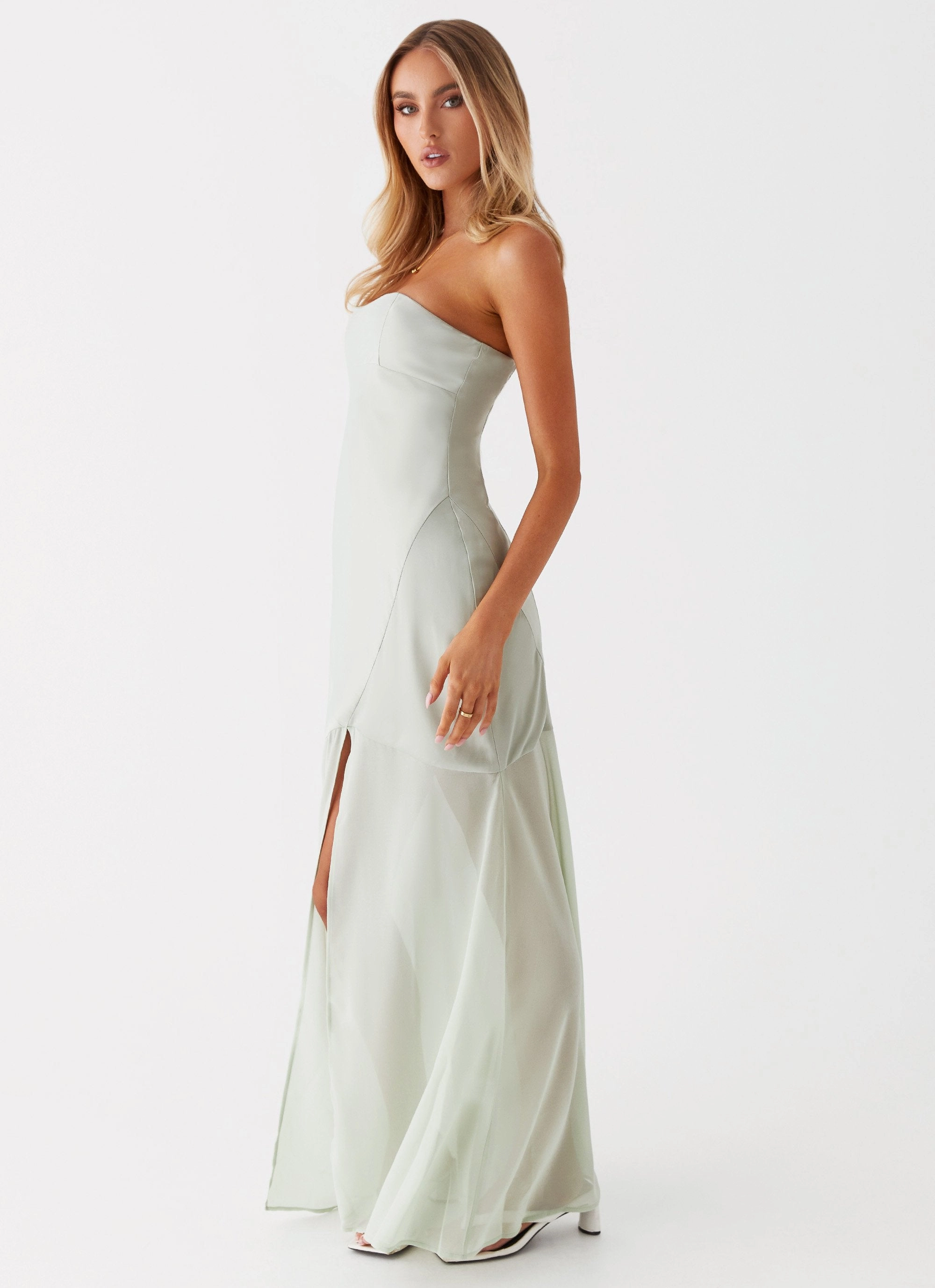 Grace Walk Brea Maxi Dress - Sage