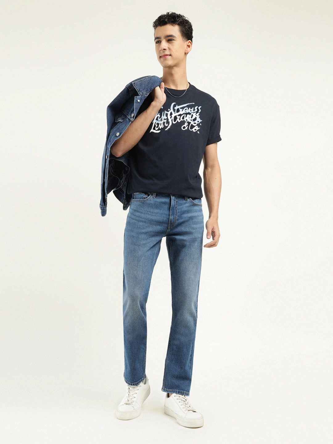 Casual Days Smart Fit Men's 511 Indigo Slim Fit Mid Rise Jeans