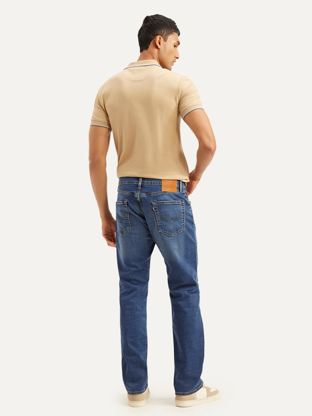 Men's 541 Blue Athletic Tapered Fit Mid Rise Jeans Style Basic Fashion Comfort