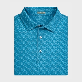 Regal Birds of Prey Printed Performance Polo Breathable Top