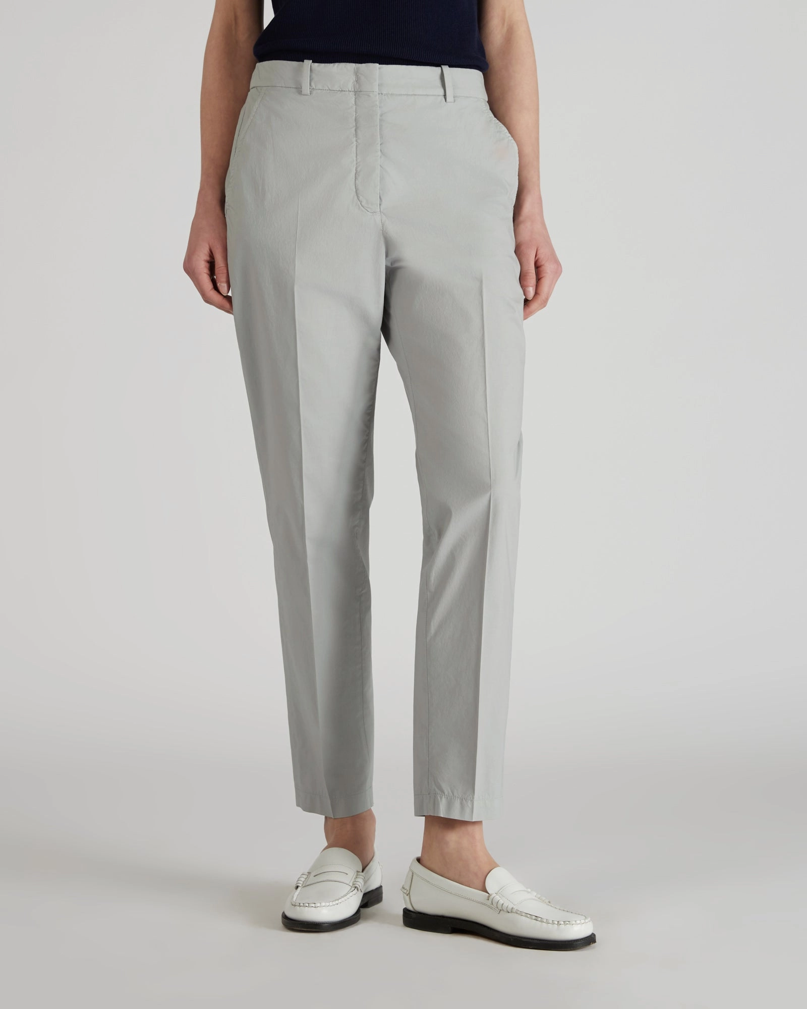 Stay Dry Vintage Wash Regular fit cotton poplin trousers