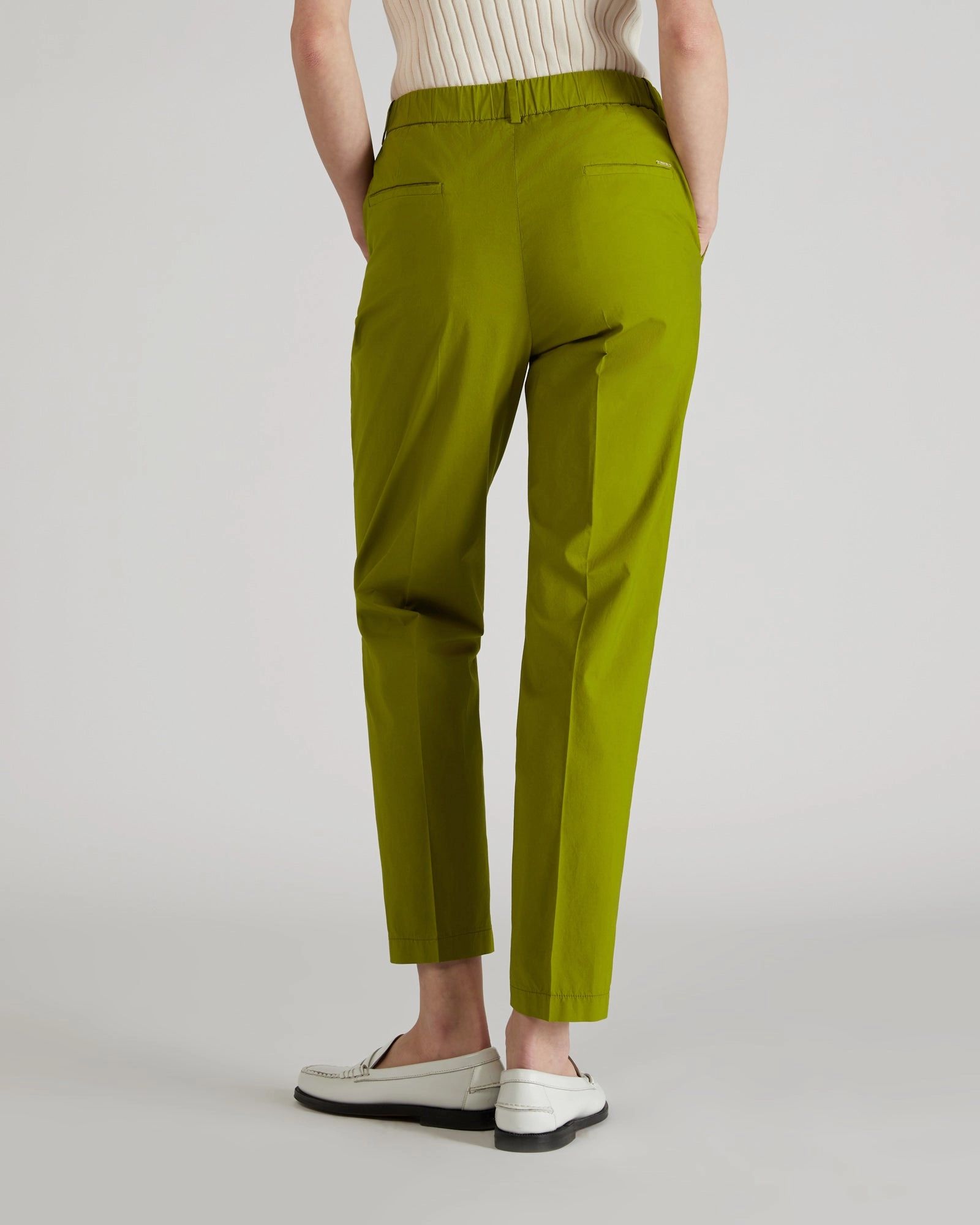 Movement Fit Regular fit cotton poplin trousers