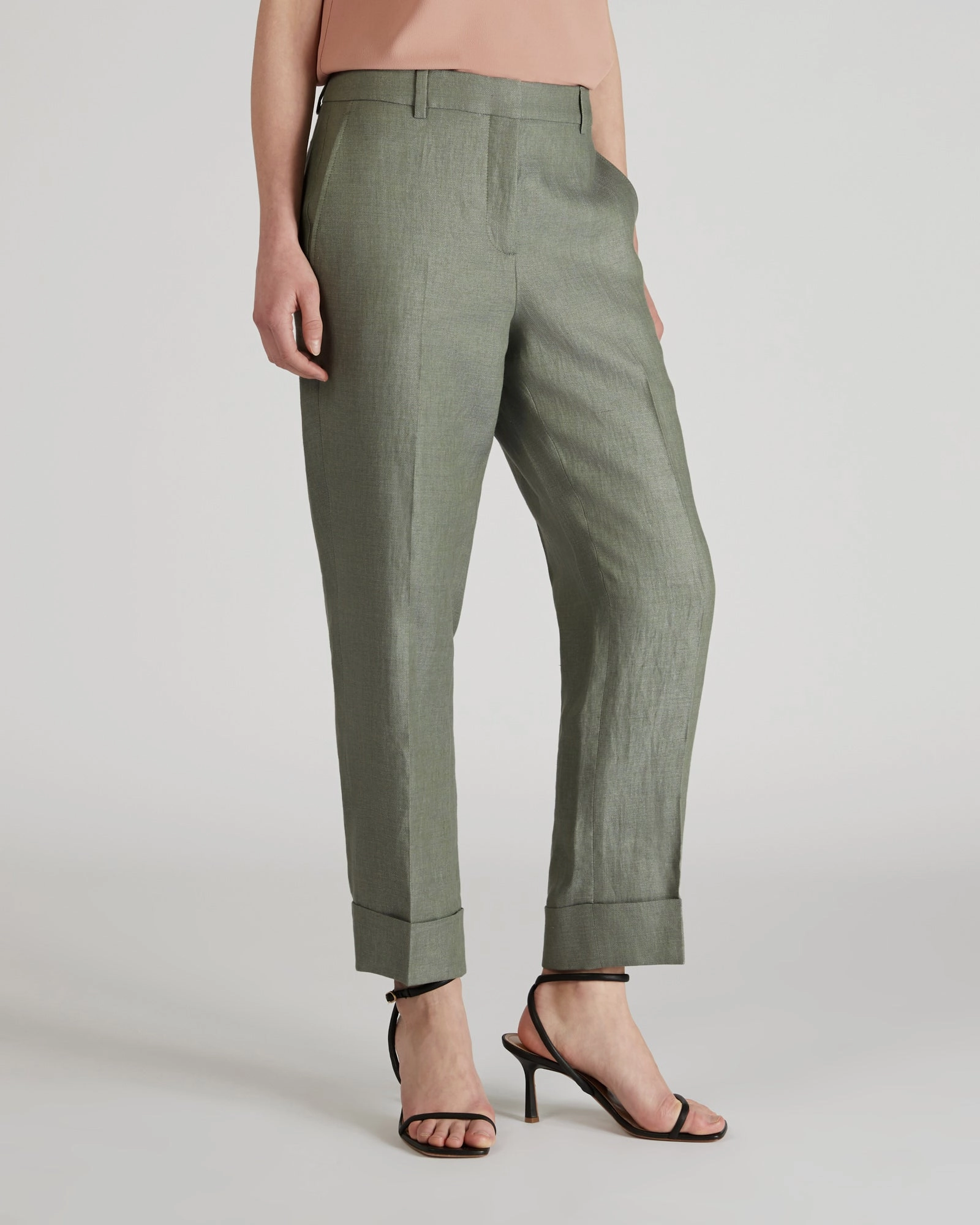 Compact Pack Tailored Fit Regular fit linen trousers