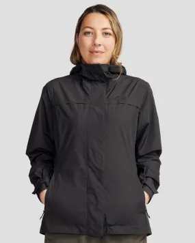Women's Bealey 2L GORE-TEX? Rain Jacket - Black Stingray Quick Pull Zipper