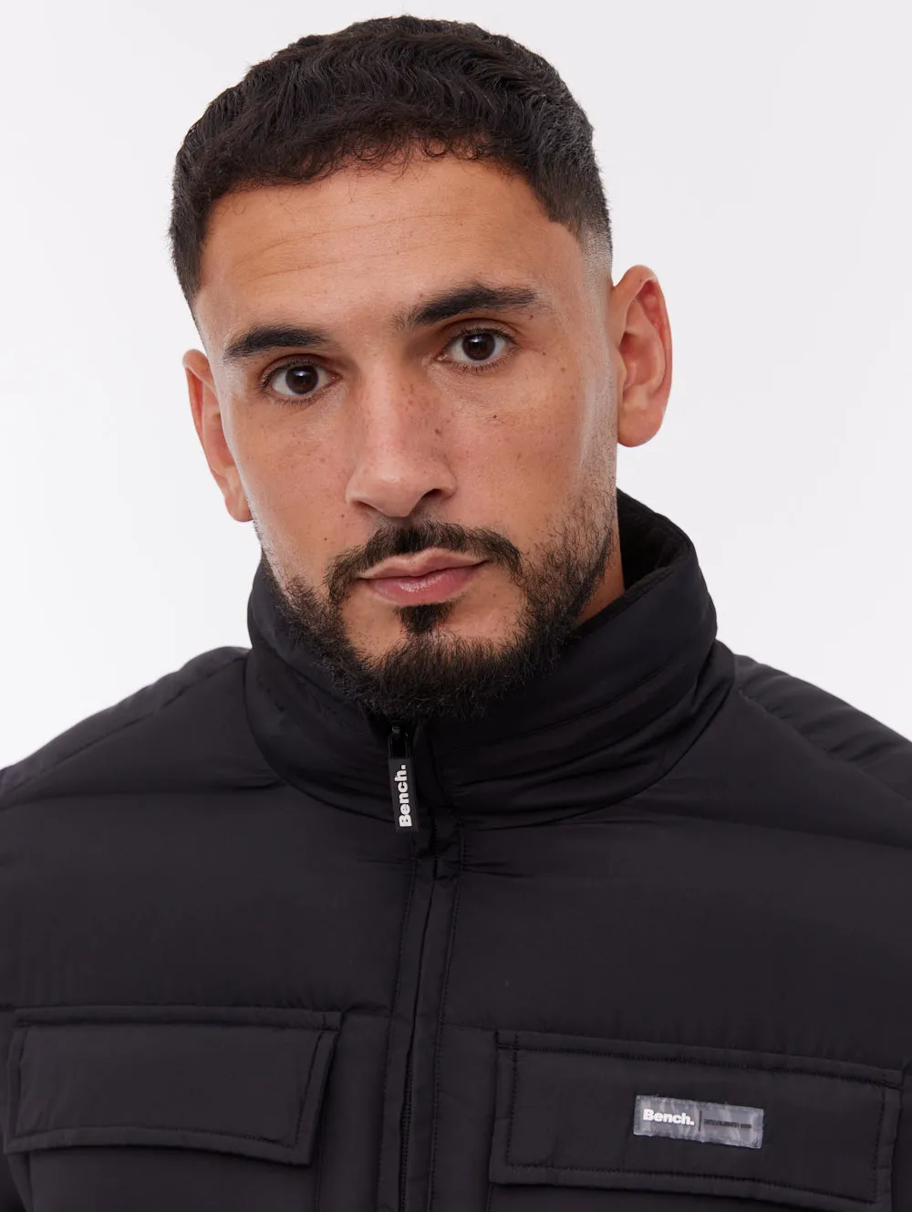 Heat Reflective Tech Warmth Retention Deromi Insulated Cargo Jacket - Black