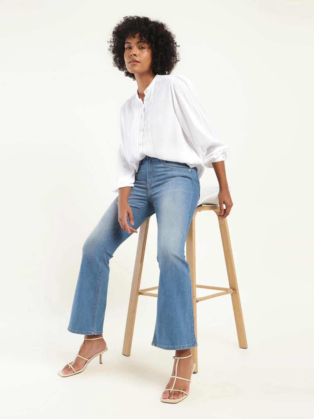 Minimalist Style Festival Outfit Loose Women's 710 Blue Skinny Fit High Rise Jeans