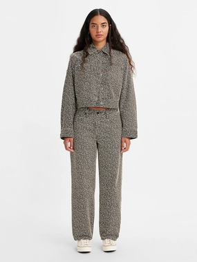 Women's Mid Rise Grey?Straight Trousers Street Fashion Affordable