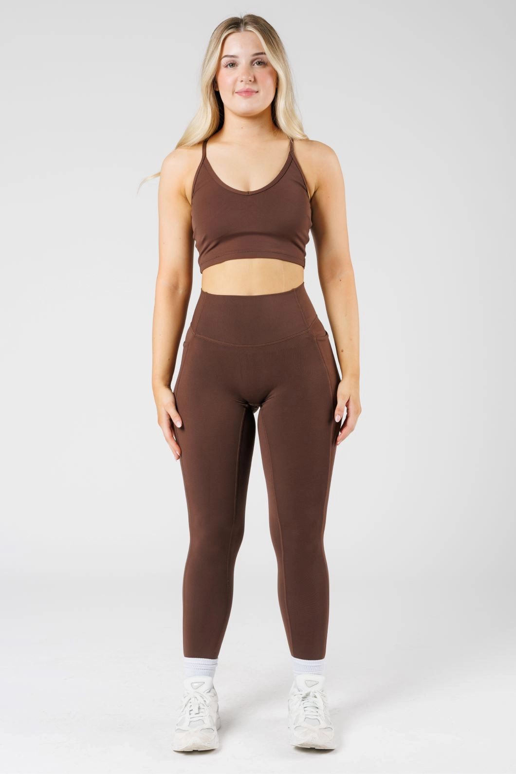 Reluna?  Empower Sculptseam? Pocket Legging Walnut Postpartum Fit Eco Friendly