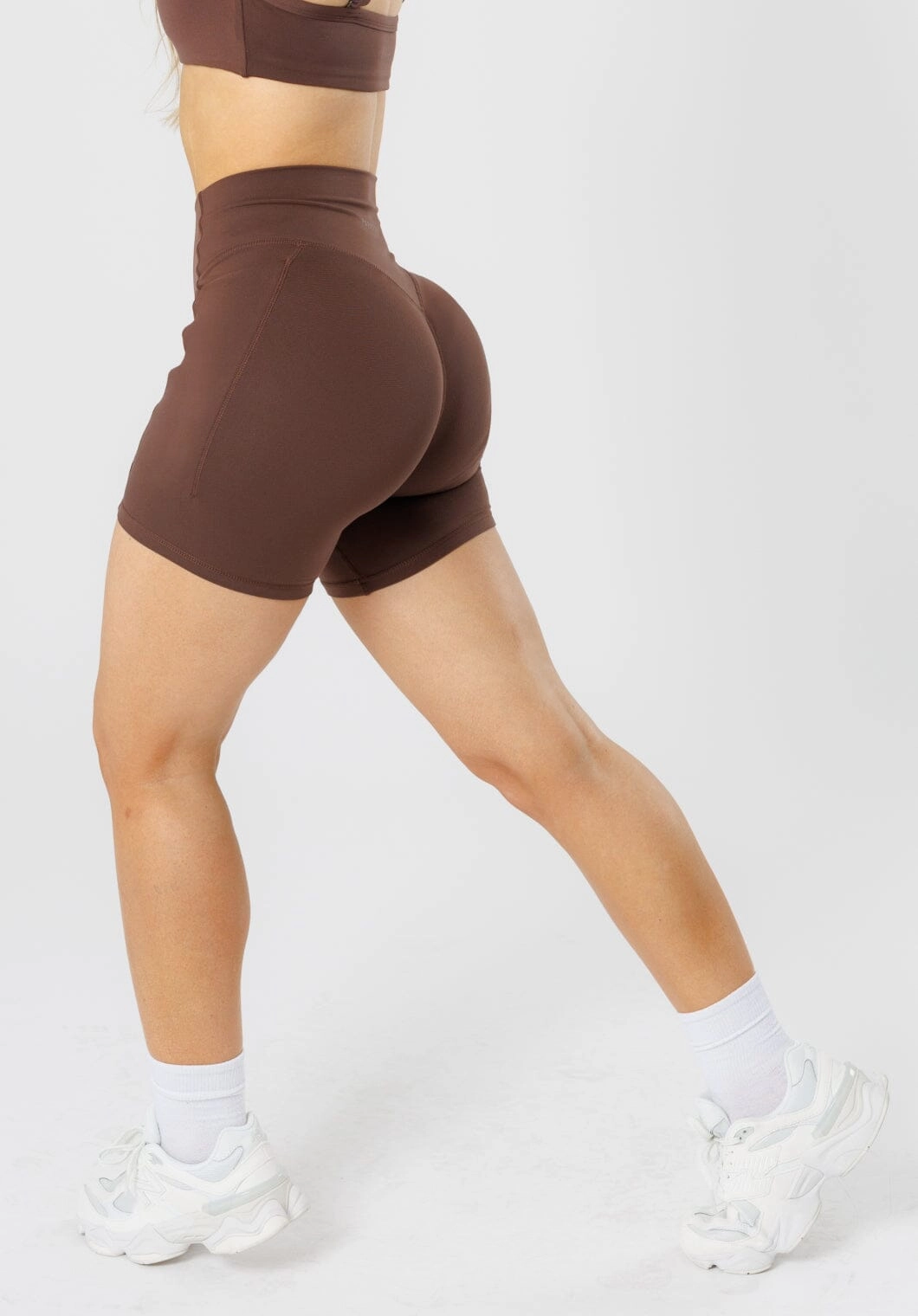 artisanal quality fitness enthusiasts Reluna Empower Sculptseam?  Plus Pocket Short 6?? Walnut