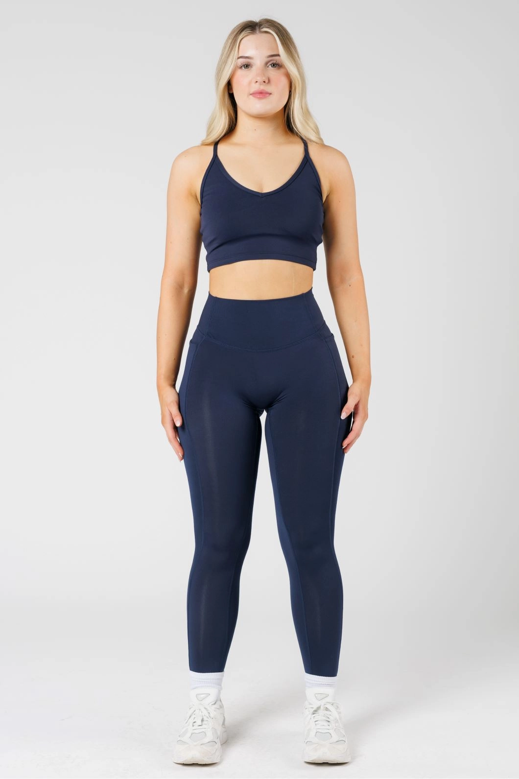 High Waisted Support Reluna Empower Sculptseam? Plus Pocket Legging Ink