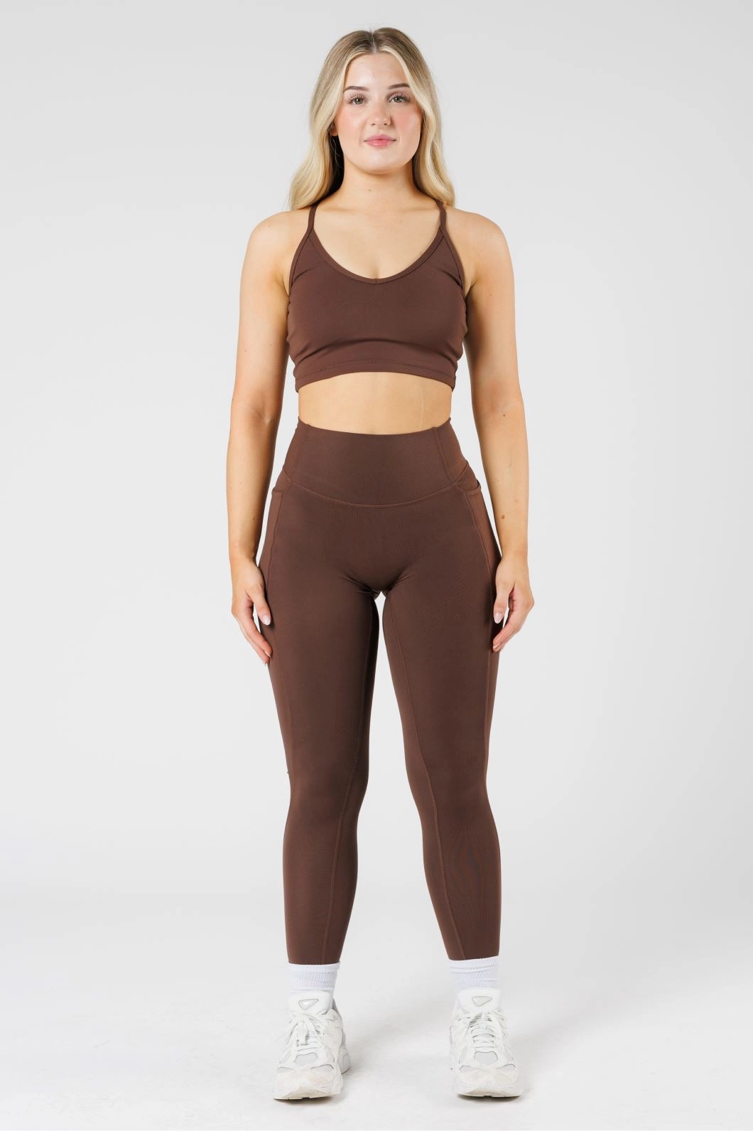Balanced Comfort Reluna Empower Sculptseam? Plus Pocket Legging Walnut