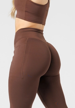 Daily Routine Outdoor Lover Studio Wear Reluna Empower Sculptseam? Plus Pocket Legging Walnut