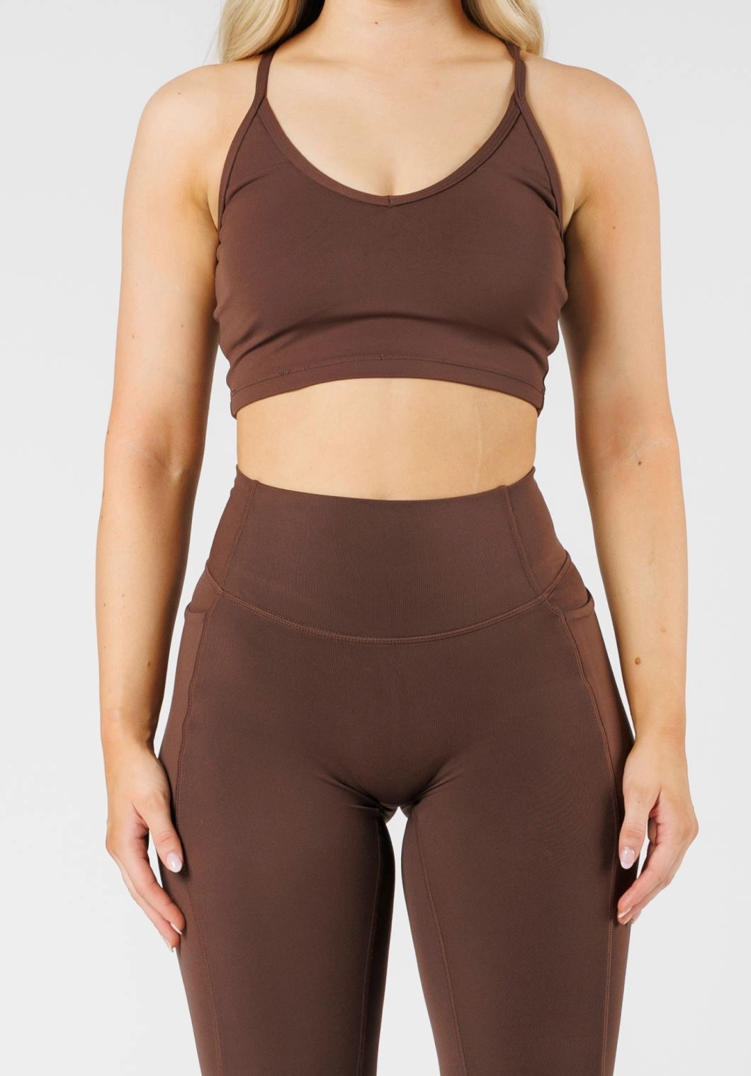 Reluna Empower Sculptseam? Plus Pocket Legging Walnut Odor control Tight Movement