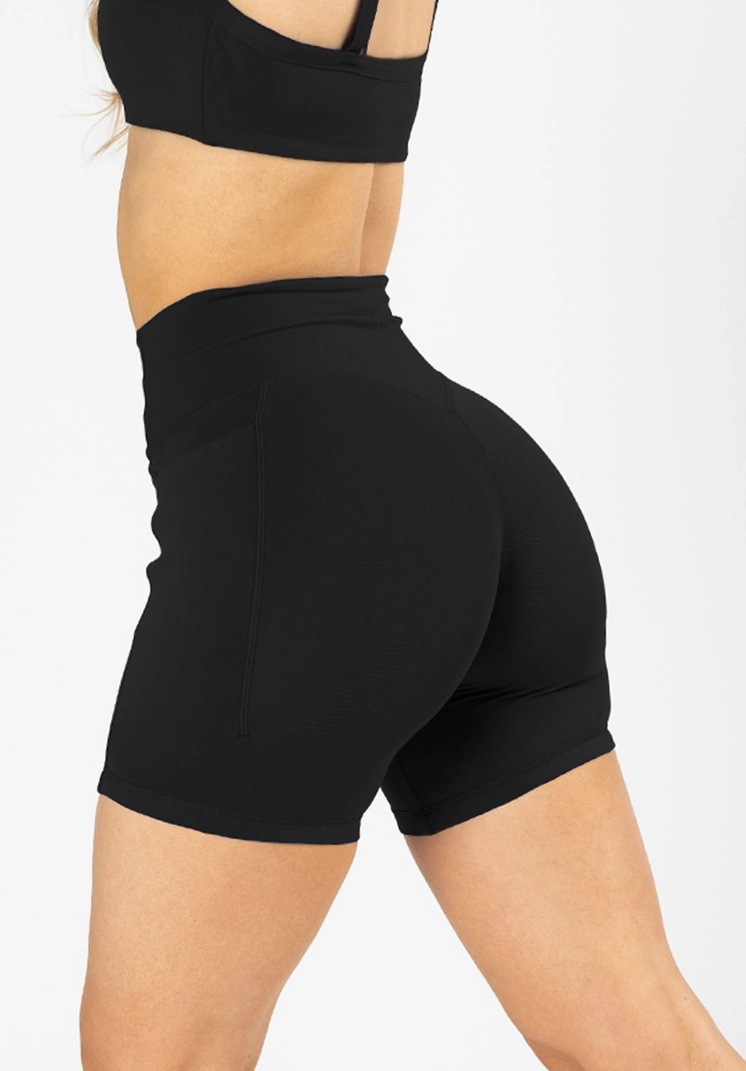 construction work Sport Flex Design Reluna? Empower Sculptseam? Pocket Short 6?? Black