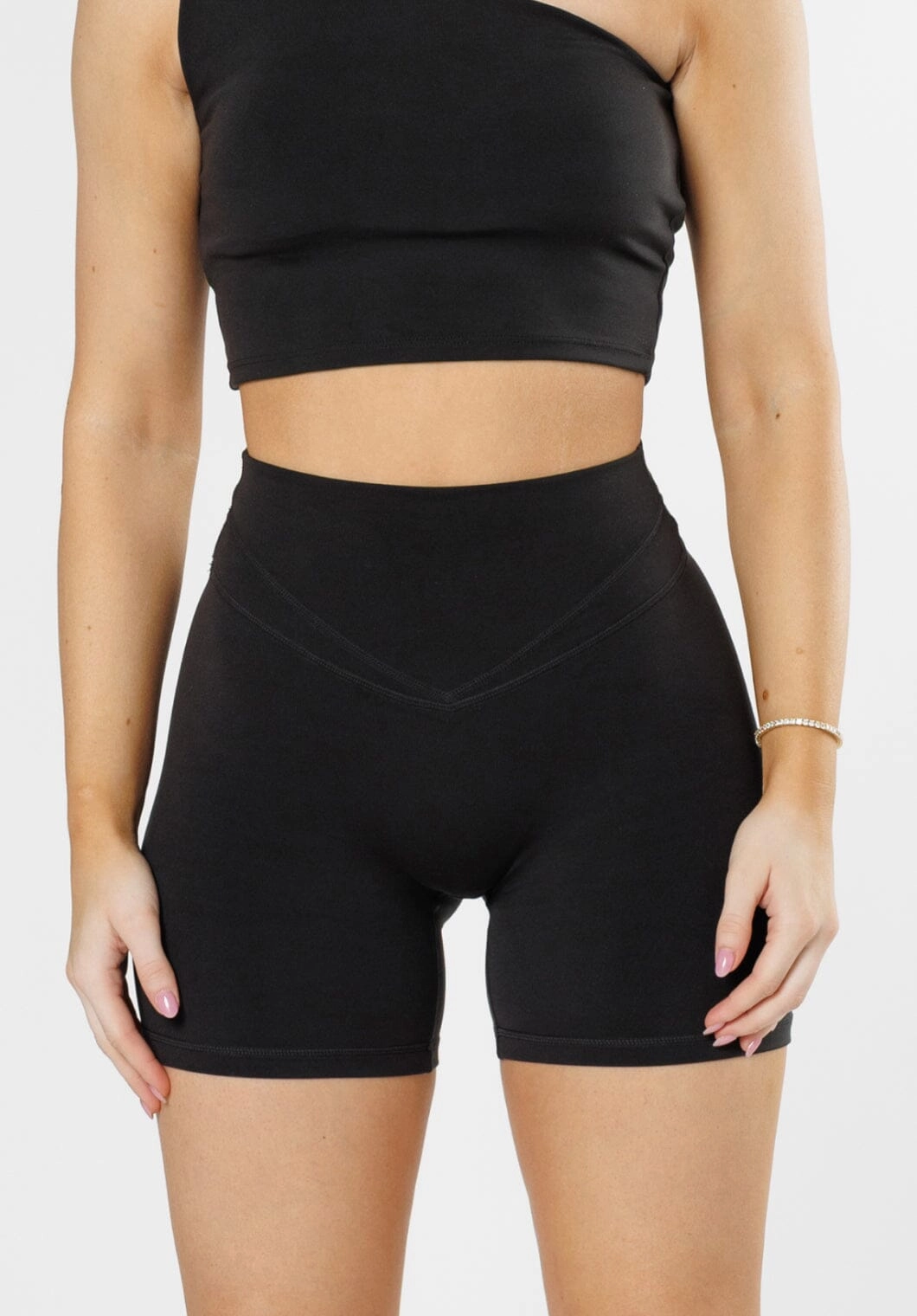 Reluna Icon Sculptseam? Plus Short 5?? Black Nylon shorts Relaxed Flex