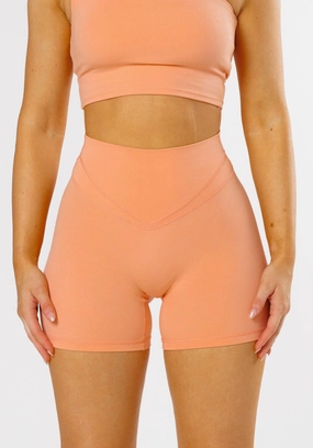 Reluna Icon Sculptseam? Plus Short 5?? Guava Pajamas rayon fabric