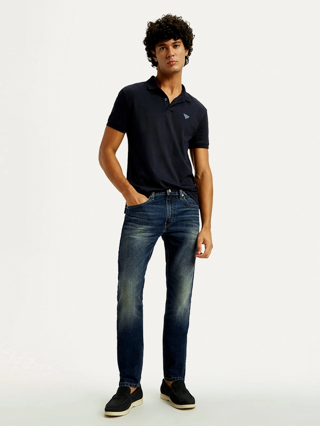 Professional Wear Artist Vibe Home Comfort Bold Look Sunny Vibes Men's Tinted 512 Med Indigo Slim Tapered Fit Mid Rise Jeans