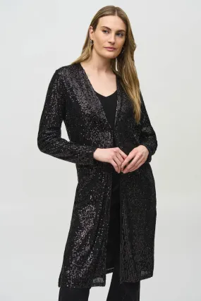 Tear Resistant Material Joseph Ribkoff - 244925 Sequin Cover Up