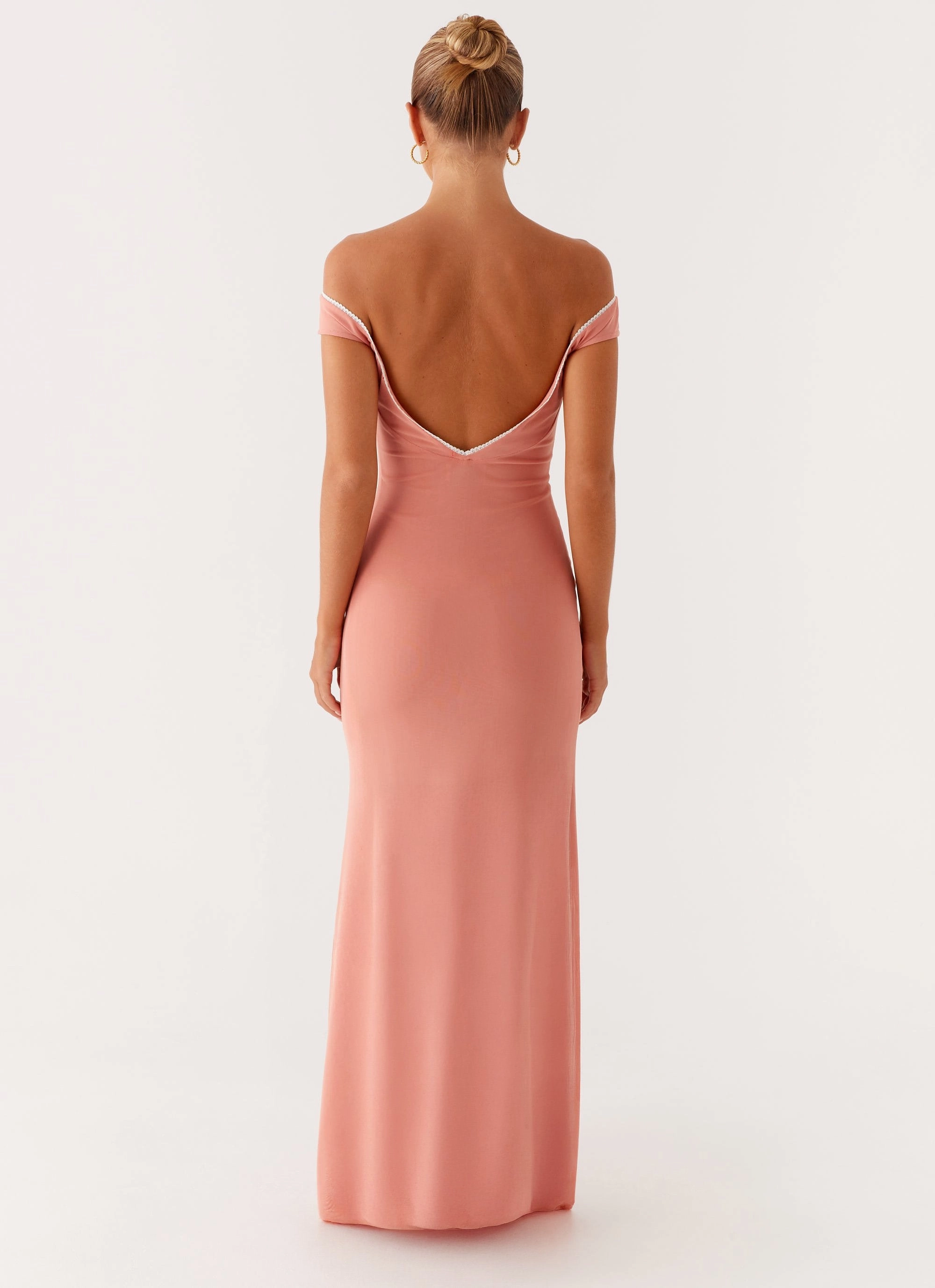 Anytime Wear Katiya Maxi Dress - Peach