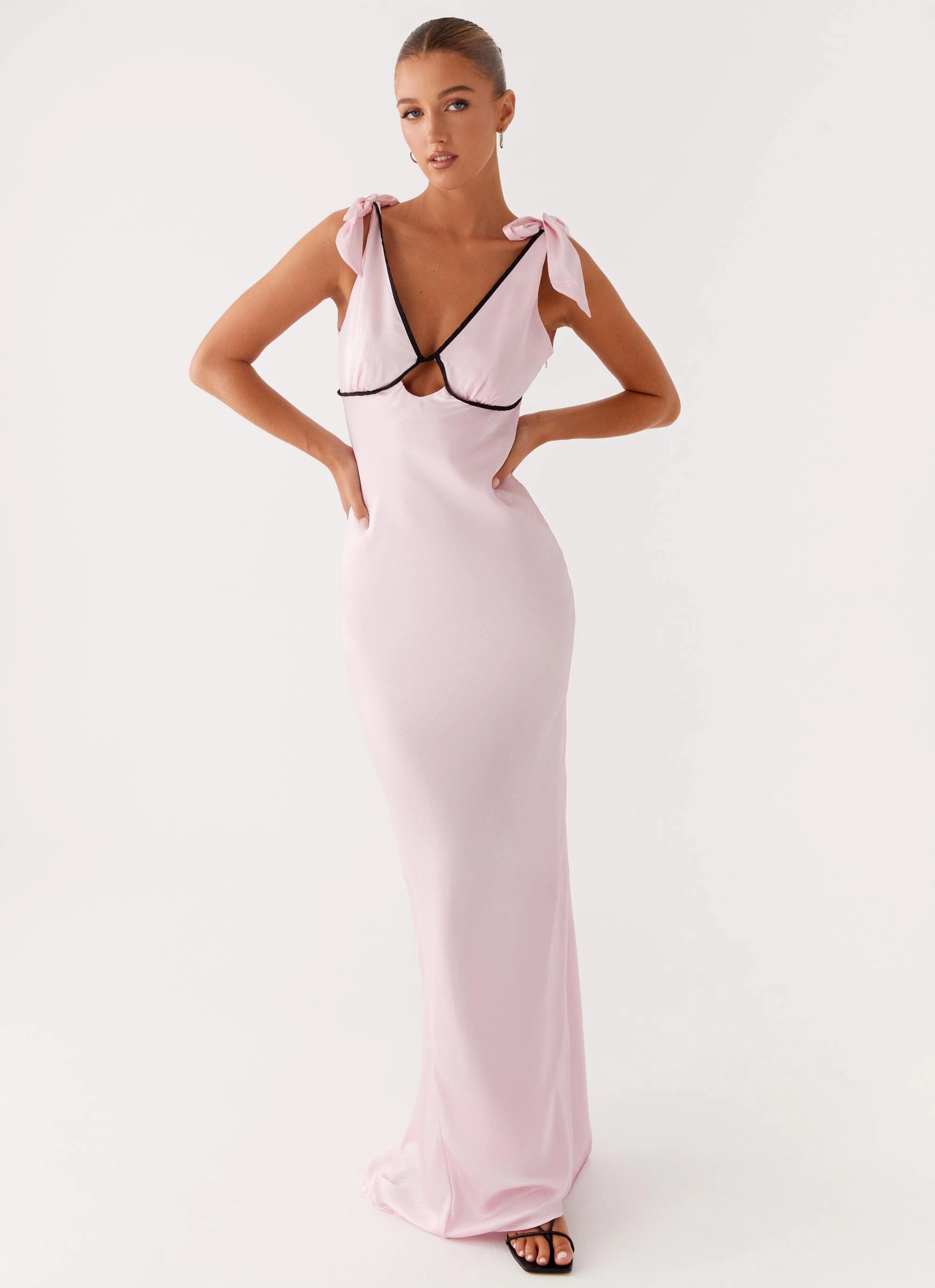 Romeo Maxi Dress - Pink Sunny Lace Color Soft