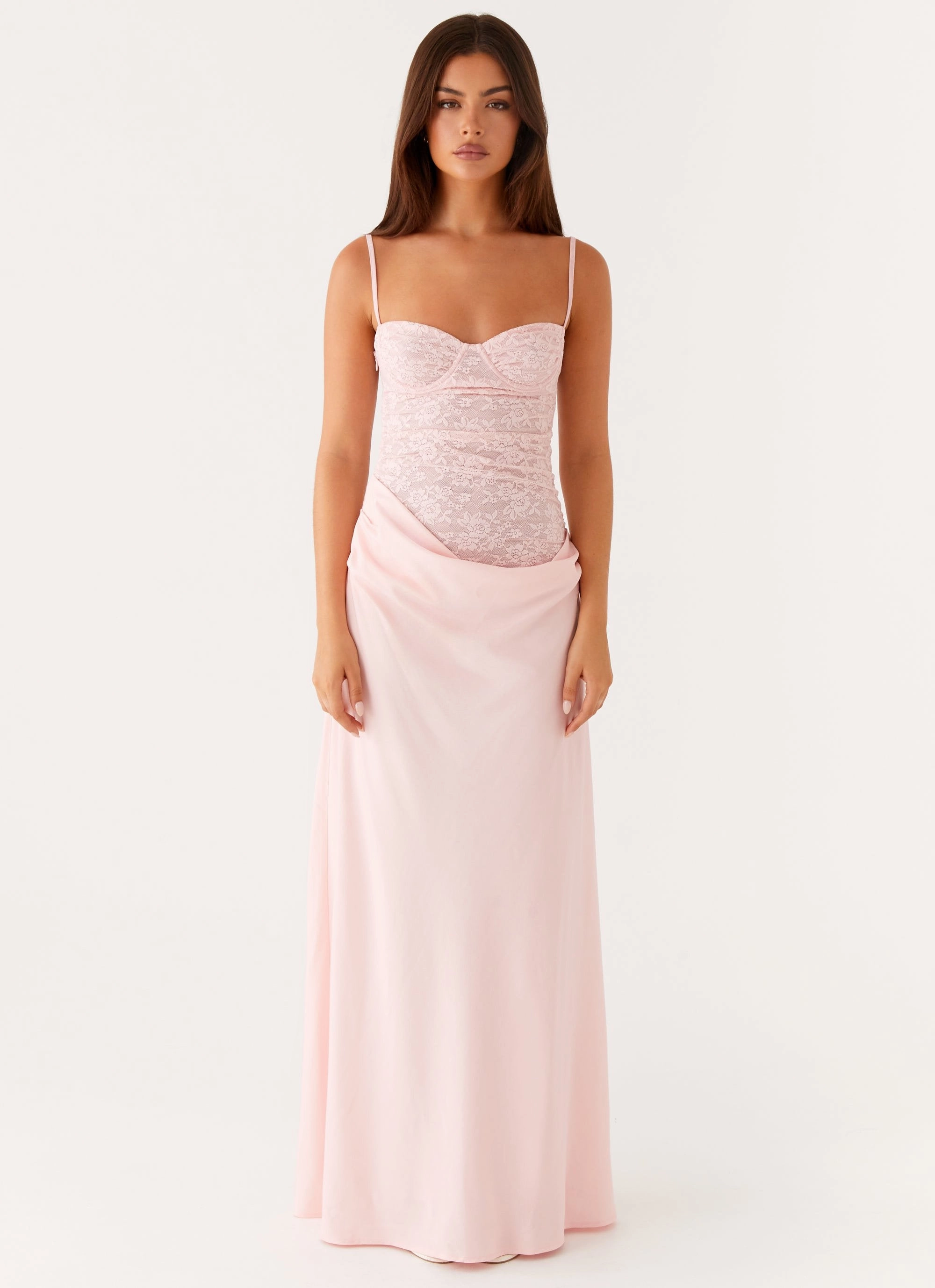 Soft Contour Smart and Elegant Romy Maxi Dress - Pink