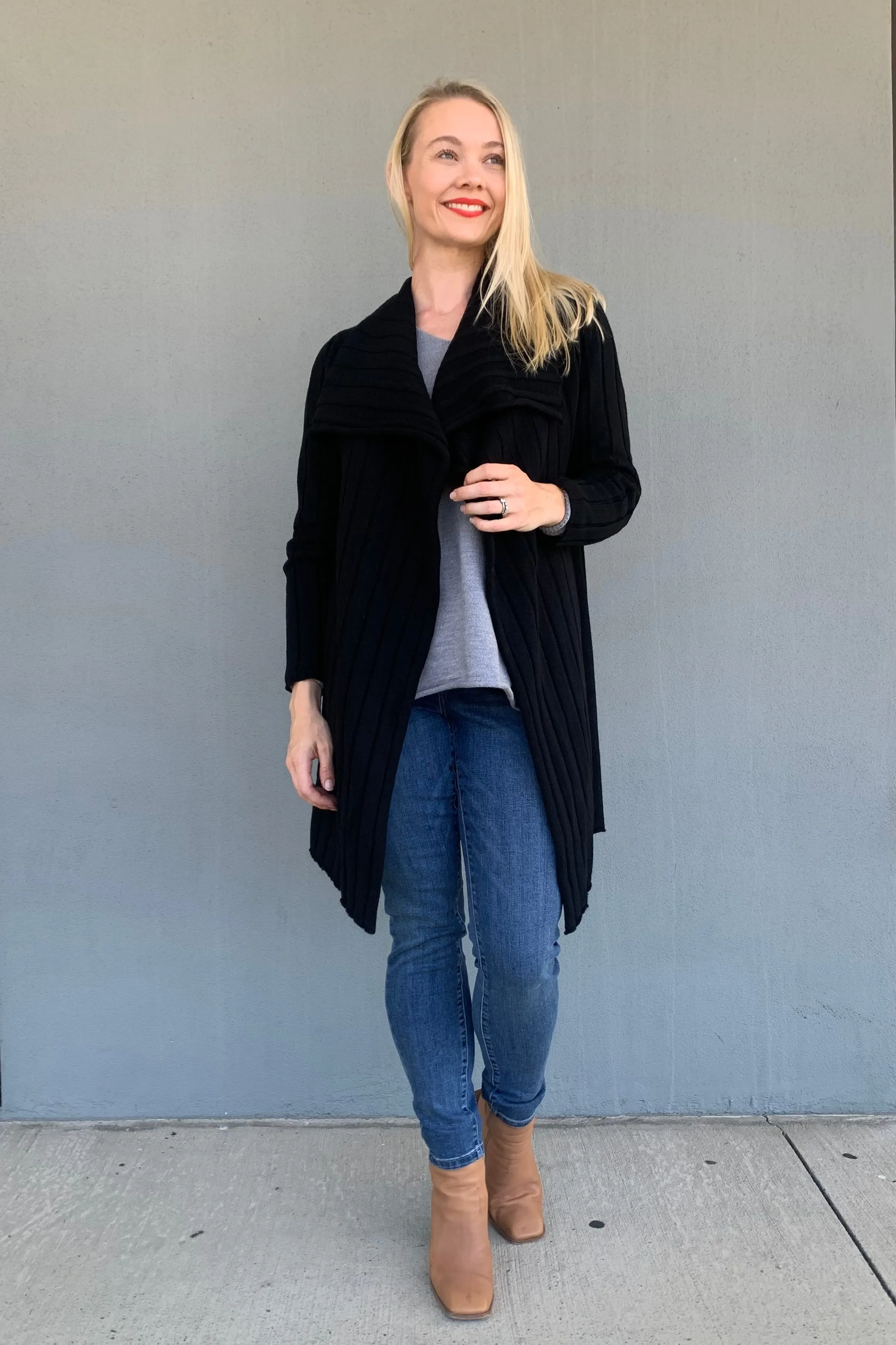 Royal Merino - RM3008 Rib Coat Single Buttons