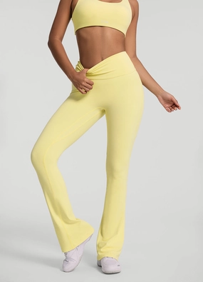 All Purpose Ruched Flared Leggings