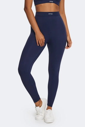 Rib Knit Mountain Hike Ruched High-Waisted Leggings