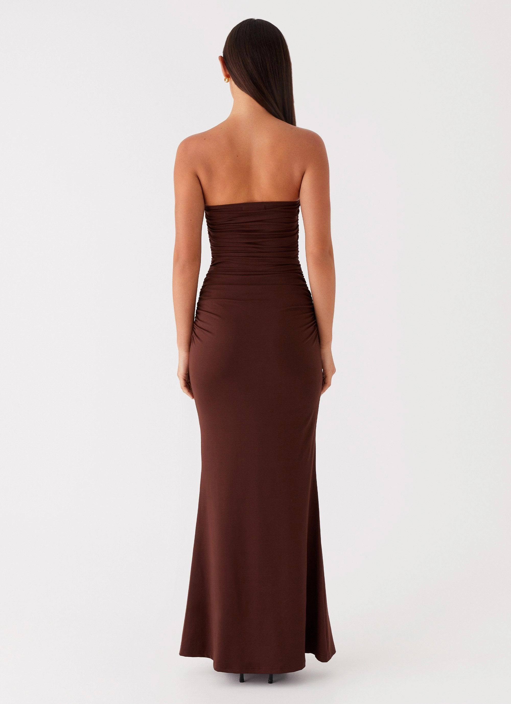 FoldablePackaging Radiant Mood Rudy Maxi Dress - Brown