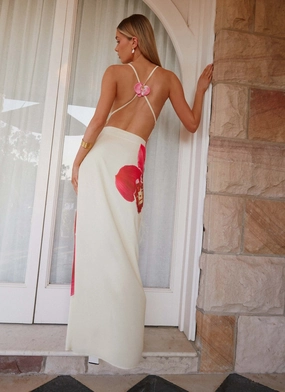 Eco-friendly Island Girl Maxi Dress - Yellow